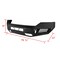 Spec-D Tuning 13-16 Dodge Ram Front Bumper BBF-RAM1315BK-A-WB - alternate 10